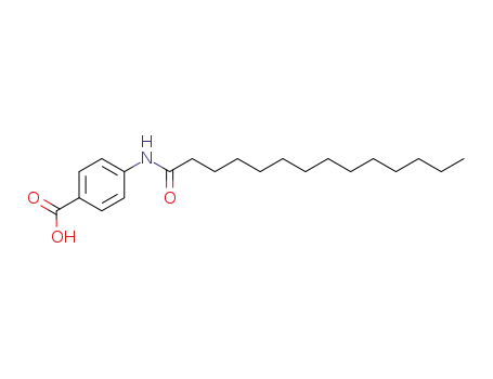 Molecular Structure of 79564-86-6 (p-myristoylaminobenzoic acid)
