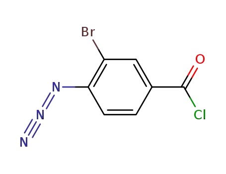 Benzoyl chloride, 4-azido-3-bromo-