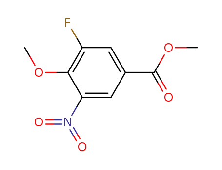3-fluoro-4-methoxy-5-nitro-benzoic acid methyl ester