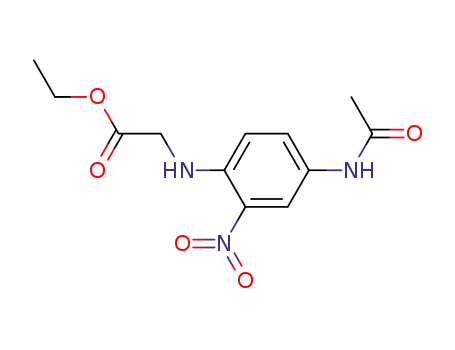 N-(4-acetamido-2-nitrophenyl)glycine ethyl ester