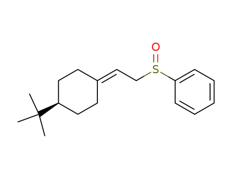 Molecular Structure of 37066-56-1 (Benzene, [[2-[4-(1,1-dimethylethyl)cyclohexylidene]ethyl]sulfinyl]-)