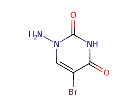 Molecular Structure of 127984-93-4 (1-amino-5-bromouracil)