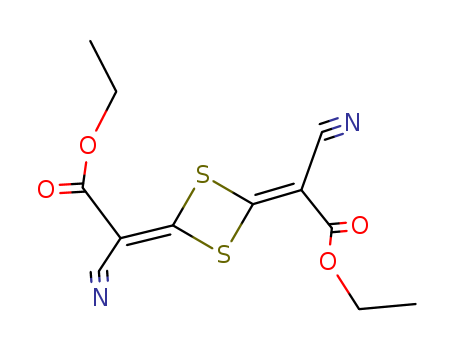 DIETHYL 2,2'-(1,3-DITHIETANE-2,4-DIYLIDENE)BIS(CYANOACETATE)