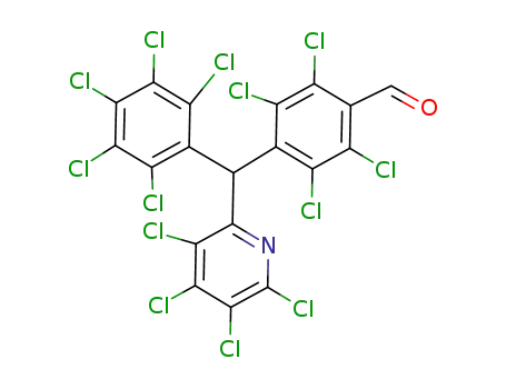 (pentachlorophenyl)(tetrachloro-4-formylphenyl)(tetrachloro-2-pyridyl)methane