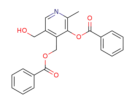 3-benzoyloxy-4-benzoyloxymethyl-5-hydroxymethyl-2-methyl-pyridine