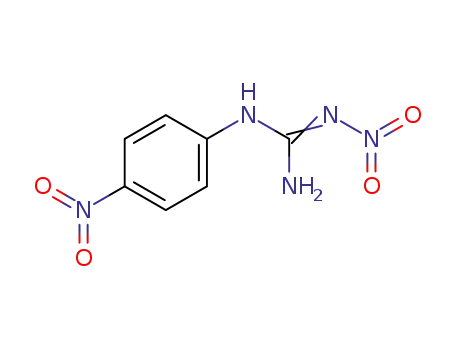 Molecular Structure of 138416-39-4 (Guanidine, N-nitro-N'-(4-nitrophenyl)-)