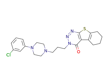 3-{3-[4-(3-Chloro-phenyl)-piperazin-1-yl]-propyl}-5,6,7,8-tetrahydro-3H-benzo[4,5]thieno[2,3-d][1,2,3]triazin-4-one