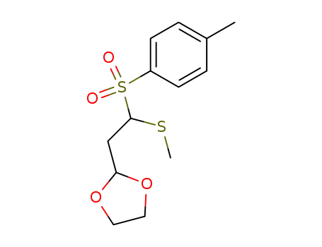 2-[2-Methylsulfanyl-2-(toluene-4-sulfonyl)-ethyl]-[1,3]dioxolane