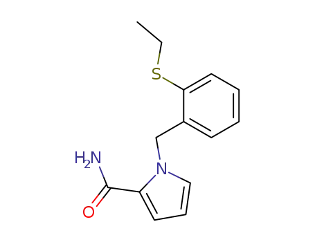1-(2-Ethylthiobenzyl)pyrrole-2-carboxyamide