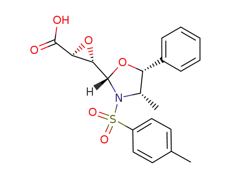 (2S,3S)-3-[(2S,4S,5R)-4-Methyl-5-phenyl-3-(toluene-4-sulfonyl)-oxazolidin-2-yl]-oxirane-2-carboxylic acid