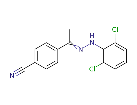 Benzonitrile, 4-[1-[(2,6-dichlorophenyl)hydrazono]ethyl]-