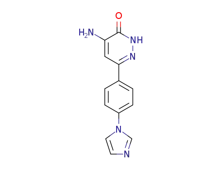 4-amino-6-<4-(1H-imidazol-1-yl)phenyl>-3(2H)pyridazinone