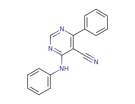 4-Anilino-6-phenylpyrimidine-5-carbonitrile