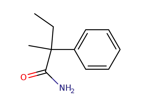 Molecular Structure of 828-40-0 (Benzeneacetamide, a-ethyl-a-methyl-)