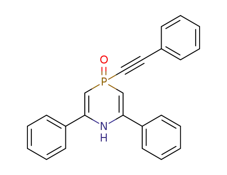 1,4-dihydro-2,6-diphenyl-4-(phenylethynyl)-1,4-azaphosphorine 4-oxide
