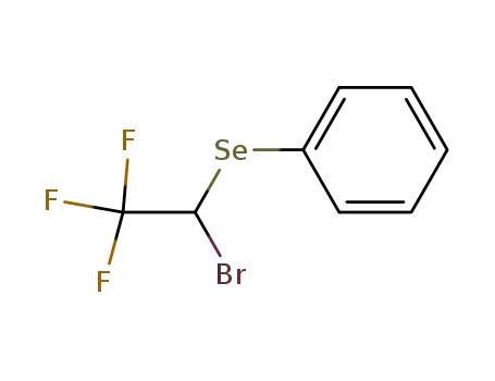 (1-Bromo-2,2,2-trifluoro-ethylselanyl)-benzene