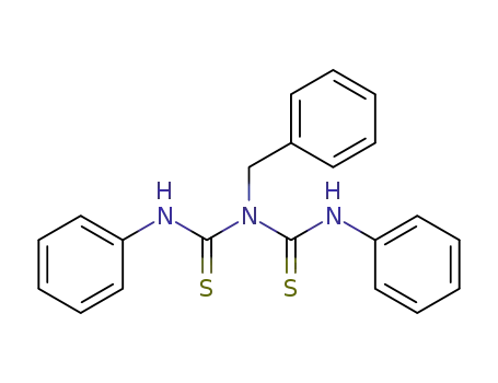 Molecular Structure of 132166-68-8 (3-benzyl-1,5-diphenyl-2,4-dithiobiuret)