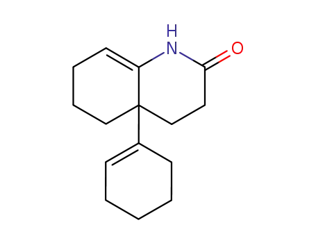 Molecular Structure of 63123-85-3 (2(1H)-Quinolinone, 4a-(1-cyclohexen-1-yl)-3,4,4a,5,6,7-hexahydro-)
