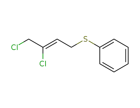 Molecular Structure of 60263-69-6 ((Z)-1,2-Dichloro-4-phenylthio-2-butene)