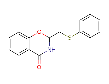 2-phenylsulfanylmethyl-2,3-dihydro-benzo[<i>e</i>][1,3]oxazin-4-one