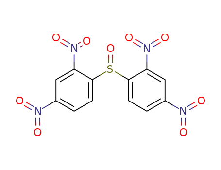 Molecular Structure of 52427-27-7 (Benzene, 1,1'-sulfinylbis[2,4-dinitro-)