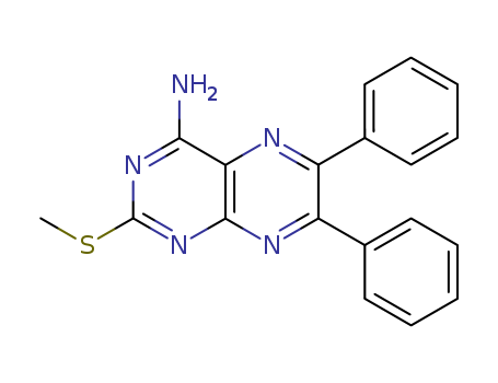 4-Pteridinamine,2-(methylthio)-6,7-diphenyl- cas  15263-43-1