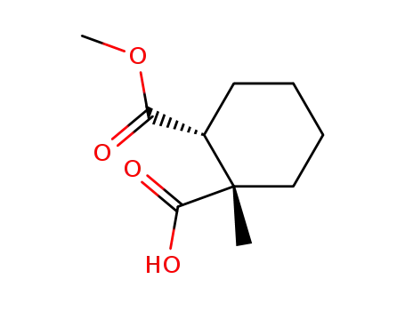 1,2-Cyclohexanedicarboxylic acid, 1-methyl-, 2-methyl ester, cis-