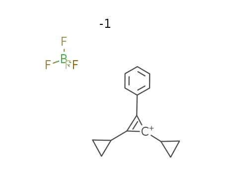 1,2-Dicyclopropyl-3-phenylcyclopropenylium tetrafluoroborate