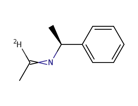 (-)-(S)-N-(Aethyliden-1-d)-α-phenylaethylamin