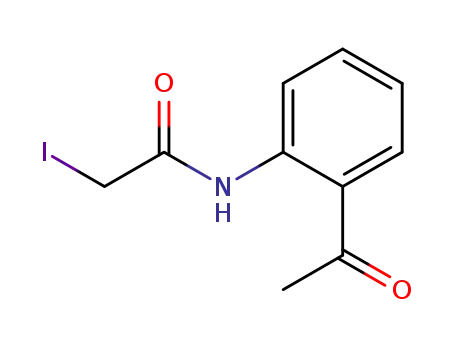 Acetamide, N-(2-acetylphenyl)-2-iodo-