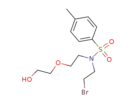 N-(2-Bromo-ethyl)-N-[2-(2-hydroxy-ethoxy)-ethyl]-4-methyl-benzenesulfonamide