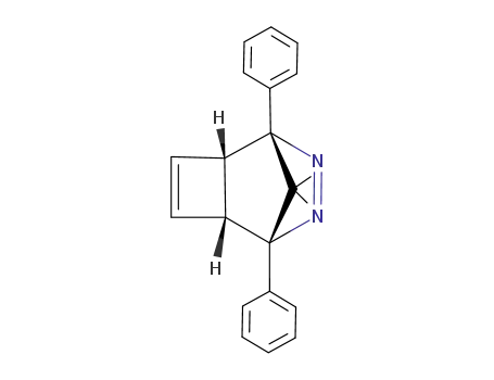 endo-7,8-Diaza-9,9-dimethyl-1,6-diphenyl-tricyclo<4.2.1.0<sup>2.5</sup>>-nona-3,7-dien