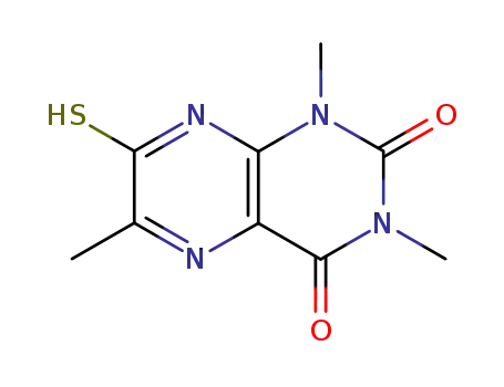 7-Mercapto-1,3,6-trimethylpteridin-2,4(1H,3H)-dion