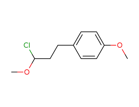 1-Chloro-1-methoxy-3-(4-methoxyphenyl)propane