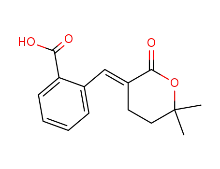 2-[6,6-Dimethyl-2-oxo-dihydro-pyran-(3E)-ylidenemethyl]-benzoic acid