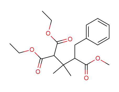 2-Benzyl-4-ethoxycarbonyl-3,3-dimethyl-pentanedioic acid 5-ethyl ester 1-methyl ester