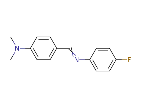 Molecular Structure of 20534-70-7 (Benzenamine, 4-[[(4-fluorophenyl)imino]methyl]-N,N-dimethyl-)