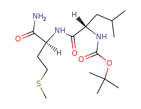 L-Methioninamide,N-[(1,1-dimethylethoxy)carbonyl]-L-leucyl- (9CI) cas  2280-68-4