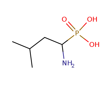 Molecular Structure of 88081-76-9 ((S)-1-PHOSPHONO-3-METHYL-BUTYLAMINE)