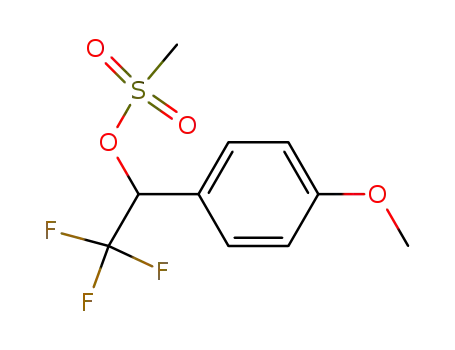 Methanesulfonic acid 2,2,2-trifluoro-1-(4-methoxy-phenyl)-ethyl ester
