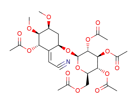 Molecular Structure of 51385-17-2 (simmondsin penta-O-acetate)