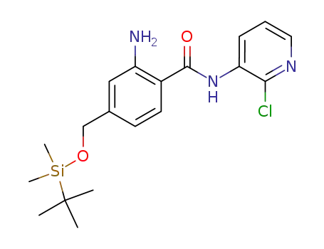 N-(2'-chloro-3-pyridyl)-2-amino-4-<<(dimethyl-tert-butylsilyl)oxy>methyl>benzamide
