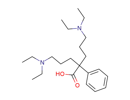 5-diethylamino-2-(3-diethylamino-propyl)-2-phenyl-valeric acid