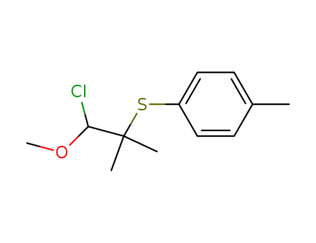 1-chloro-1-methoxy-2-methyl-2-(p-tolylsulfanyl)propane