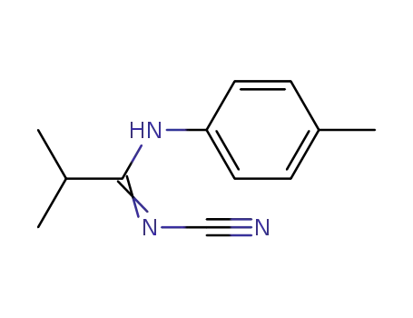 Propanimidamide, N-cyano-2-methyl-N'-(4-methylphenyl)-