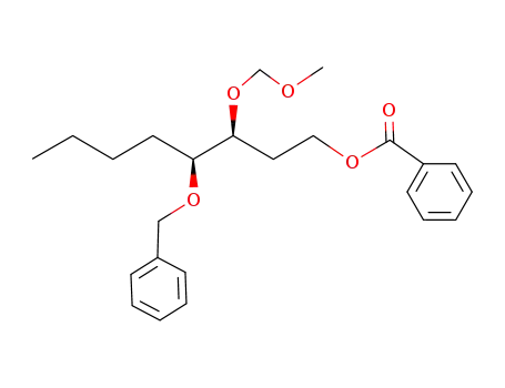 (3S<sup>*</sup>,4S<sup>*</sup>)-1-benzoyloxy-4-benzyloxy-3-methoxymethoxyoctane