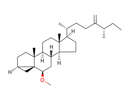 (1aR,3aR,3bS,5aR,6R,8aS,8bS,10R,10aR)-6-((1R,5S)-1,5-Dimethyl-4-methylene-heptyl)-10-methoxy-3a,5a-dimethyl-hexadecahydro-cyclopenta[a]cyclopropa[2,3]cyclopenta[1,2-f]naphthalene