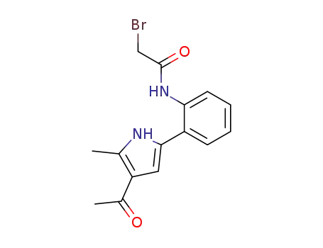 2-methyl-3-acetyl-5-(2-bromoacetanilido)pyrrole