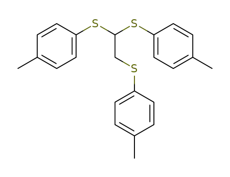 Benzene, 1,1',1''-[1-ethanyl-2-ylidenetris(thio)]tris[4-methyl-