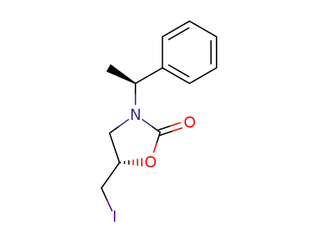 (1'S<sup>*</sup>,5S<sup>*</sup>)-3-(1'-phenyleth-1'yl)-5-(iodomethyl)oxazolidin-2-one